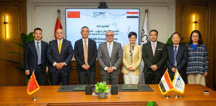 اقتصادية السويس تتعاقد مع جاسان جروب لإقامة مجمع للغزل باستثمارات 100 مليون دولار